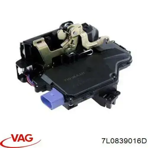 Cerradura de la puerta trasera derecha 7L0839016D VAG