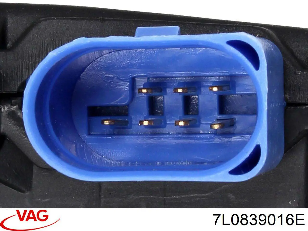 Cerradura de la puerta trasera derecha 7L0839016E VAG