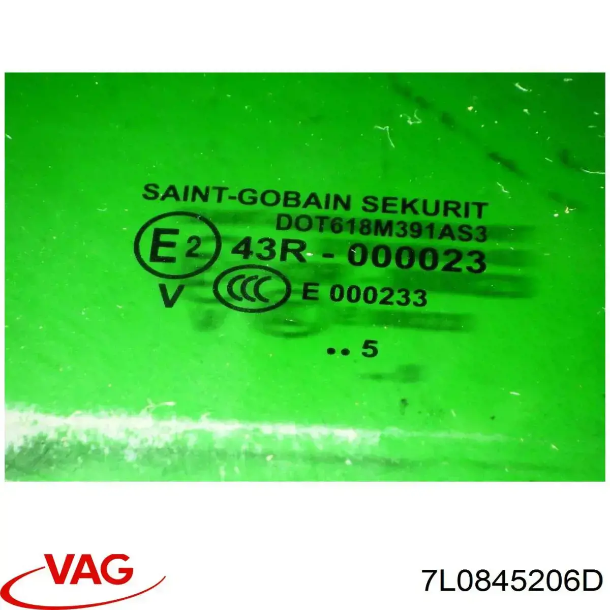 Cristal de puerta trasera derecha VAG 7L0845206D precio, desde 36,95 EUR