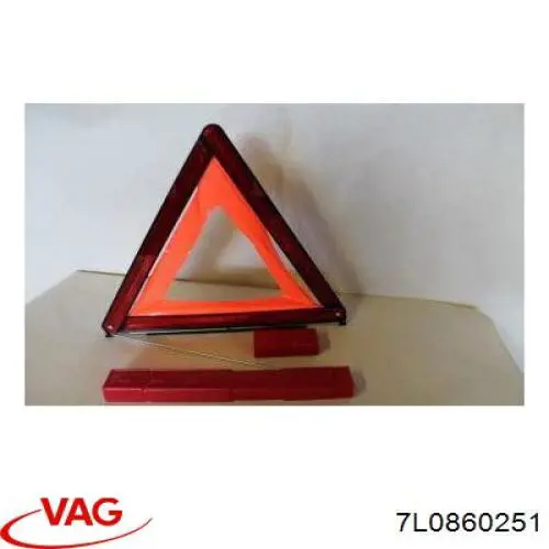 Triángulo de emergencia VAG 7L0860251 precio, desde 4,37 EUR