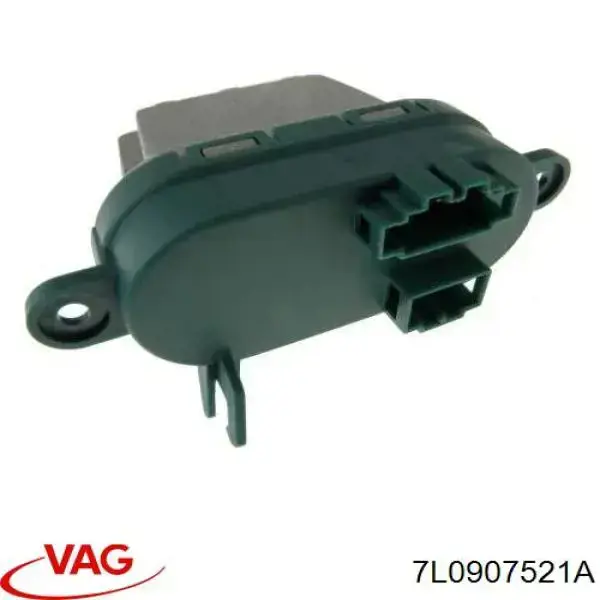 Resistencia del ventilador del habitáculo trasera VAG 7L0907521A precio, desde 47,72 EUR