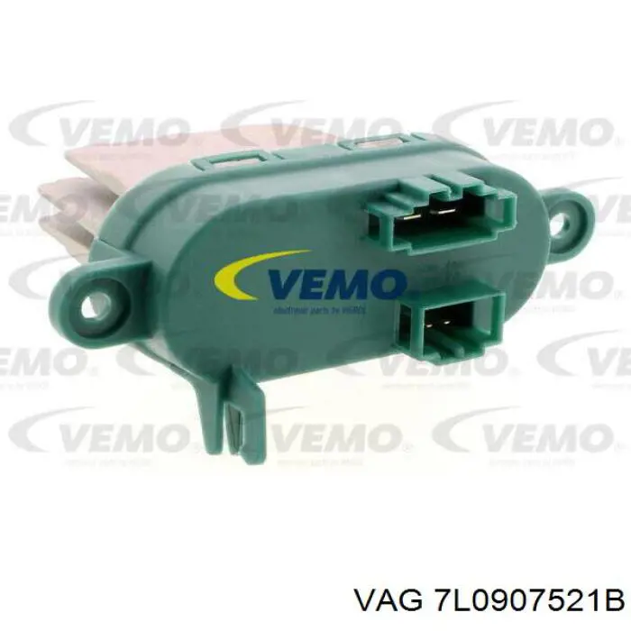 Resistencia del ventilador del habitáculo trasera 7L0907521B VAG