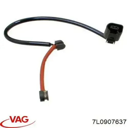 Sensor de desgaste de las pastillas de freno delanteras 7L0907637 VAG