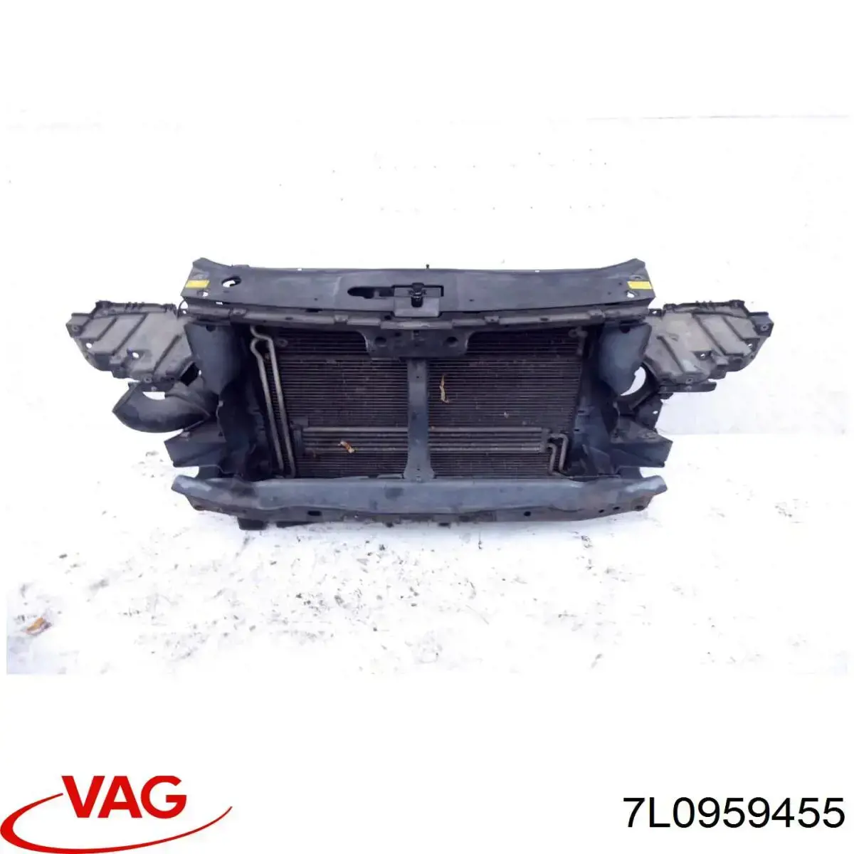 Ventilador eléctrico de refrigeración completo izquierdo (motor y hélice) VAG 7L0959455 precio, desde 92,56 EUR