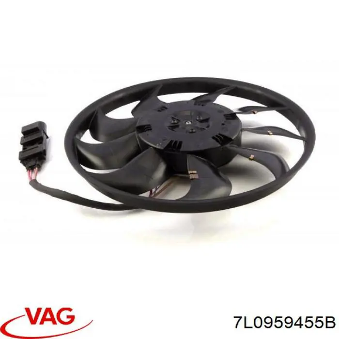 Comprar 7L0959455B VAG Ventilador de refrigeración completo derecho (motor y hélice)
