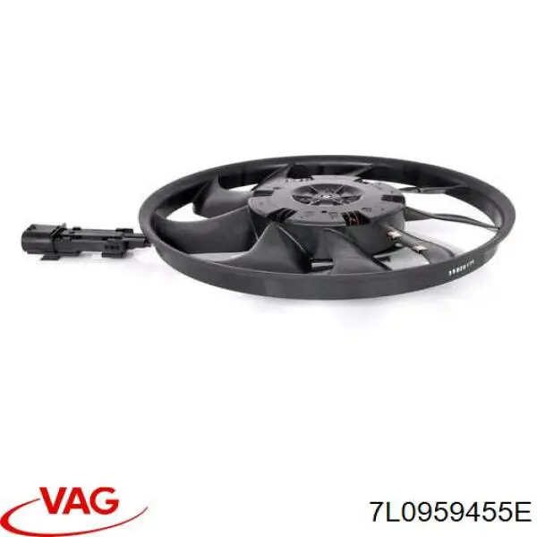 Ventilador de refrigeración completo derecho (motor y hélice) 95562413500 VAG