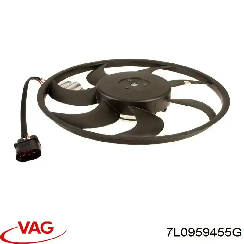 Ventilador de refrigeración completo derecho (motor y hélice) VAG 7L0959455G precio, desde 120,64 EUR