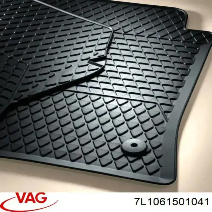 7L1061501041 VAG Juego de alfombrillas delanteras, 2 piezas