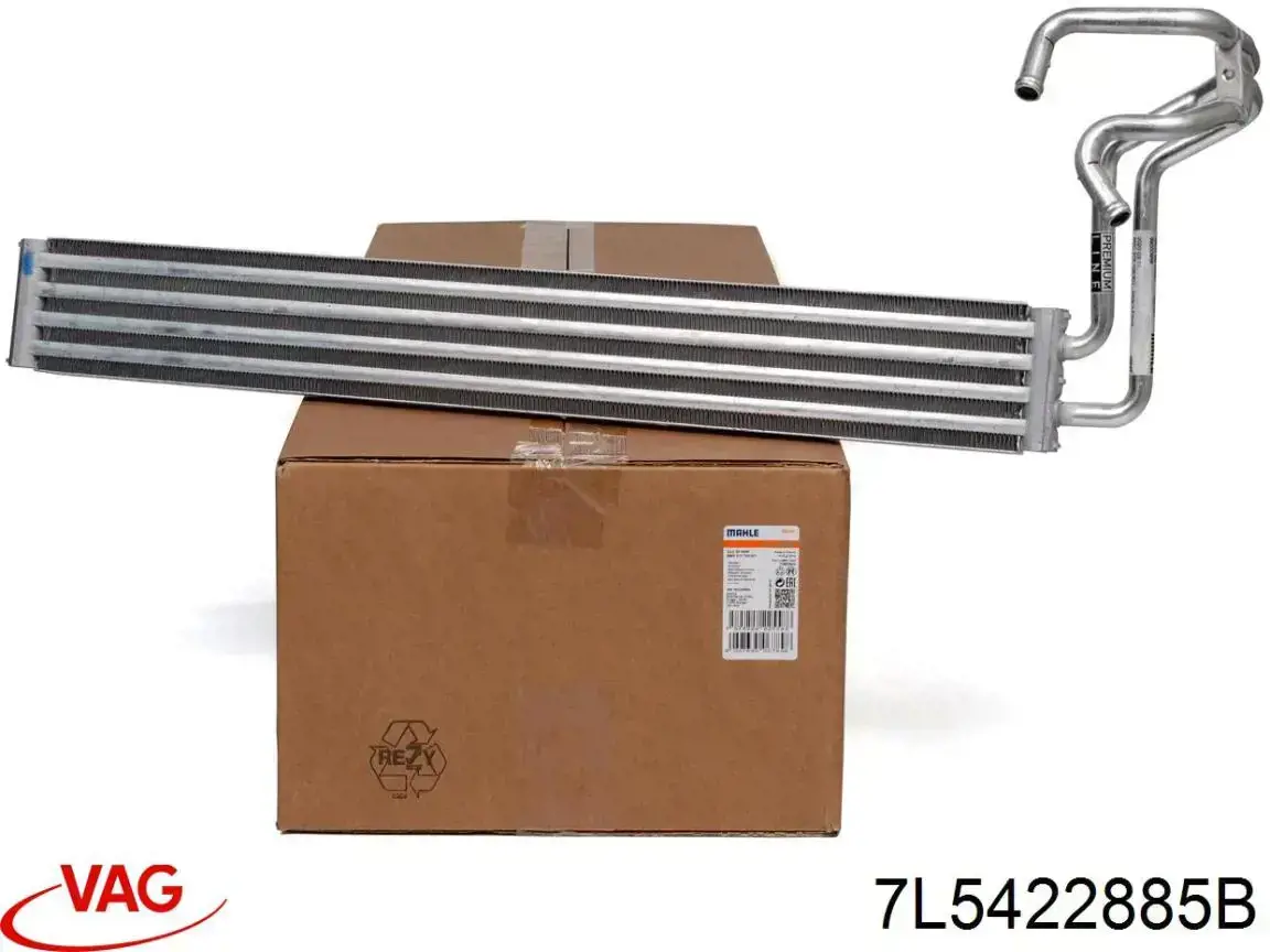 Radiador de dirección asistida 7L5422885B VAG