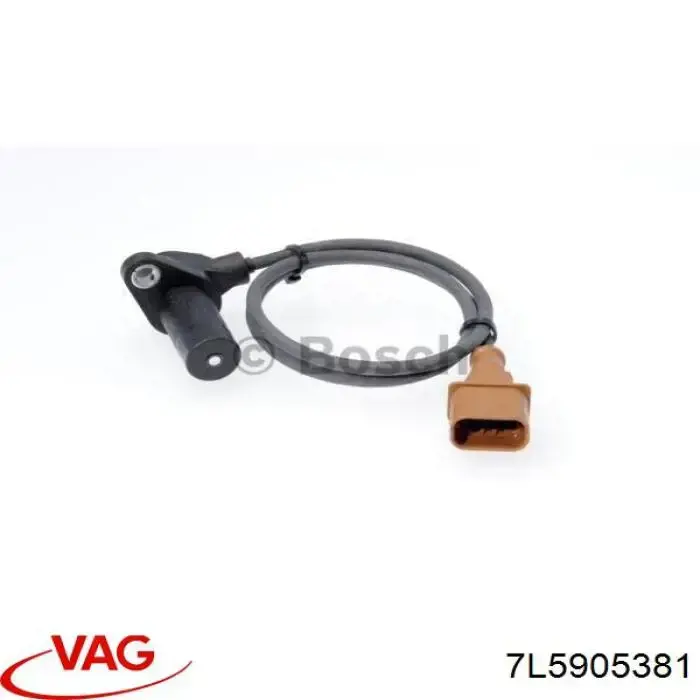 7L5905381 VAG sensor de posición del cigüeñal