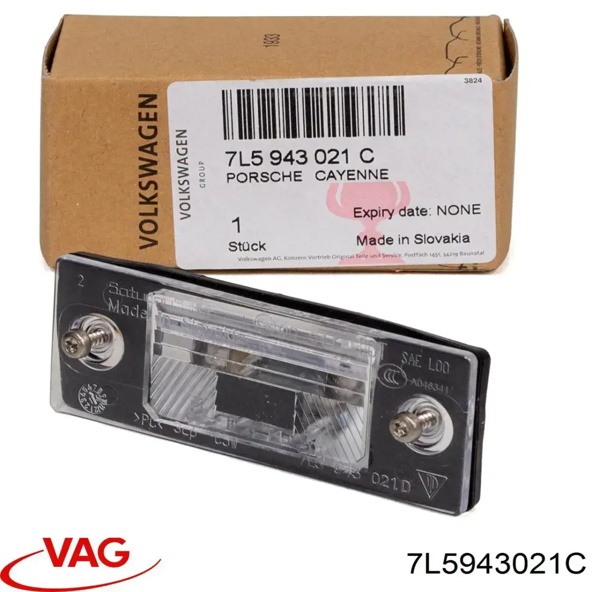 Comprar 7L5943021C VAG Luz matricula