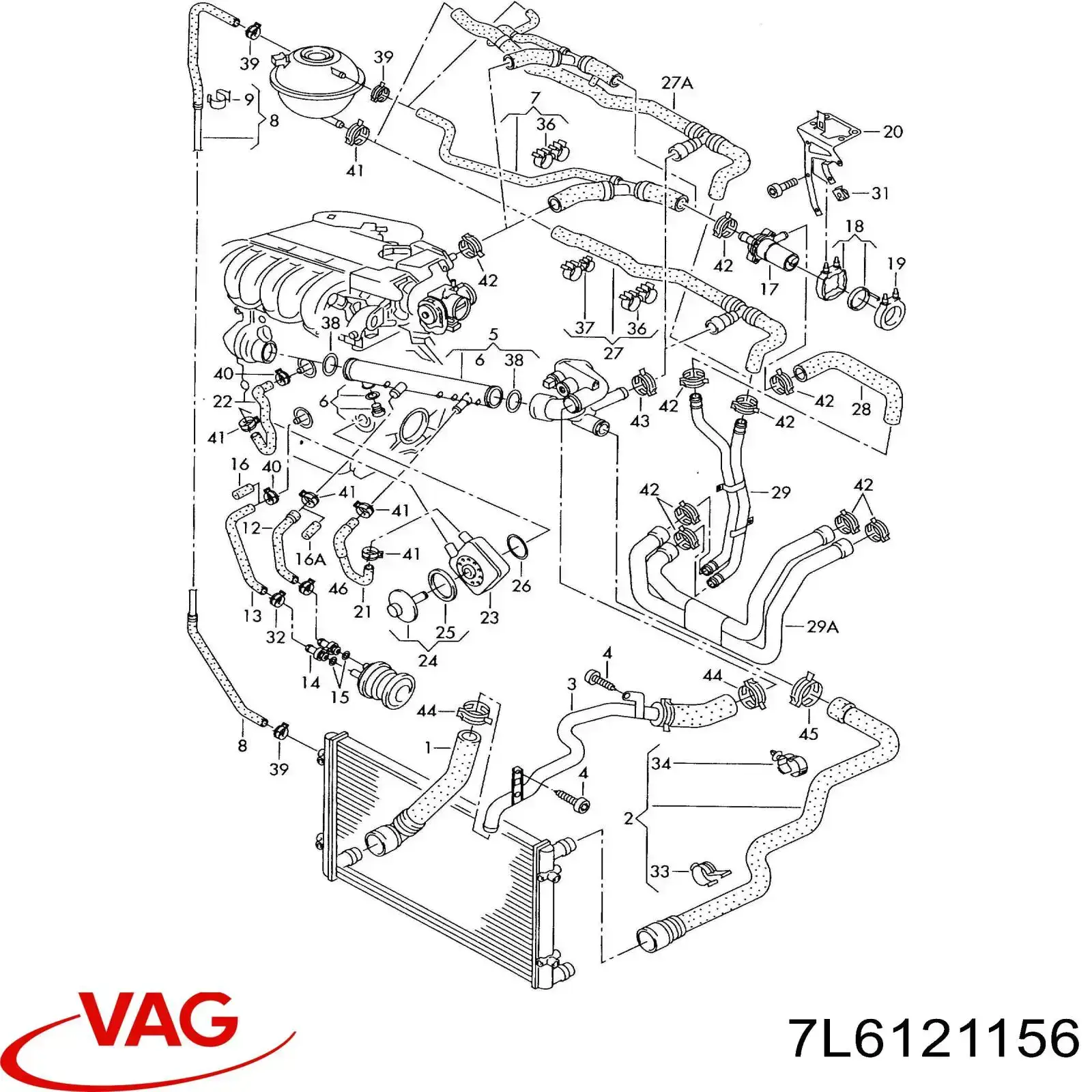  VAG 7L6121156 precio, desde  EUR