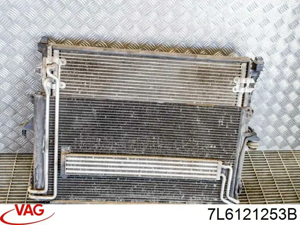 Radiador 7L6121253B VAG