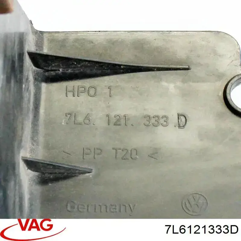 Deflector de aire del radiador izquierdo VAG 7L6121333D precio, desde 15,25 EUR