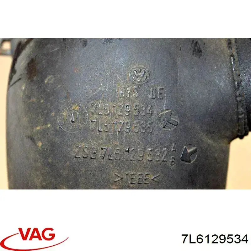 Conducto de aire, salida del filtro de aire VAG 7L6129534 precio, desde 72,60 EUR