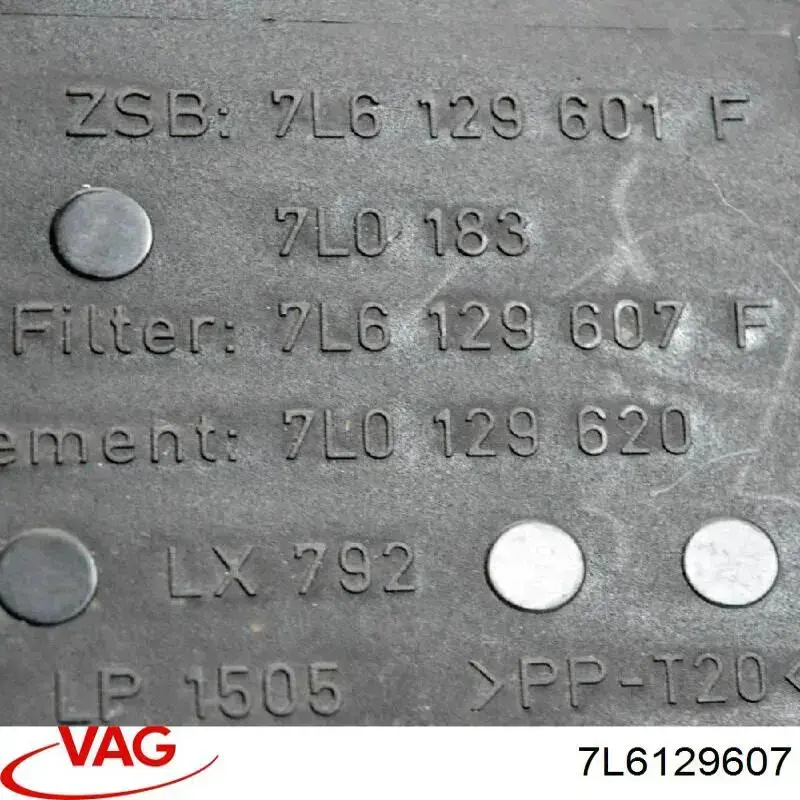 7L6129607BE VAG