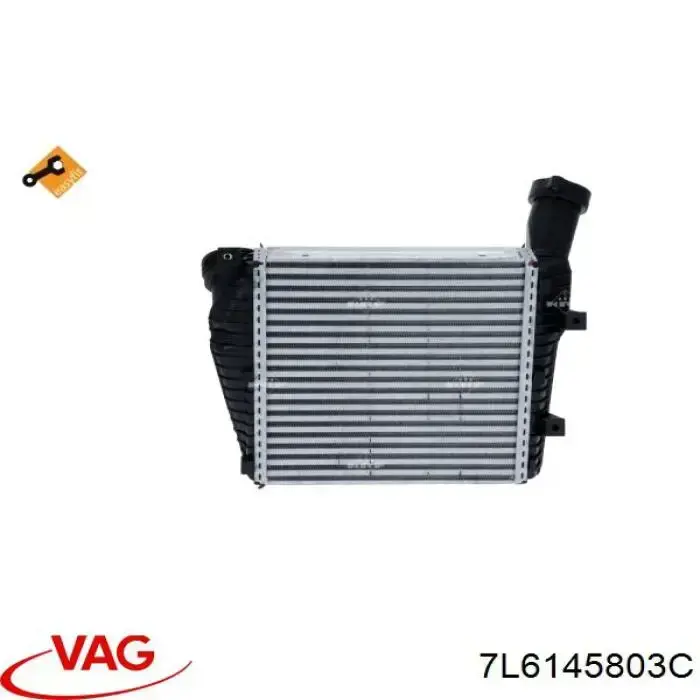 Enfriador de aire de admisión VAG 7L6145803C