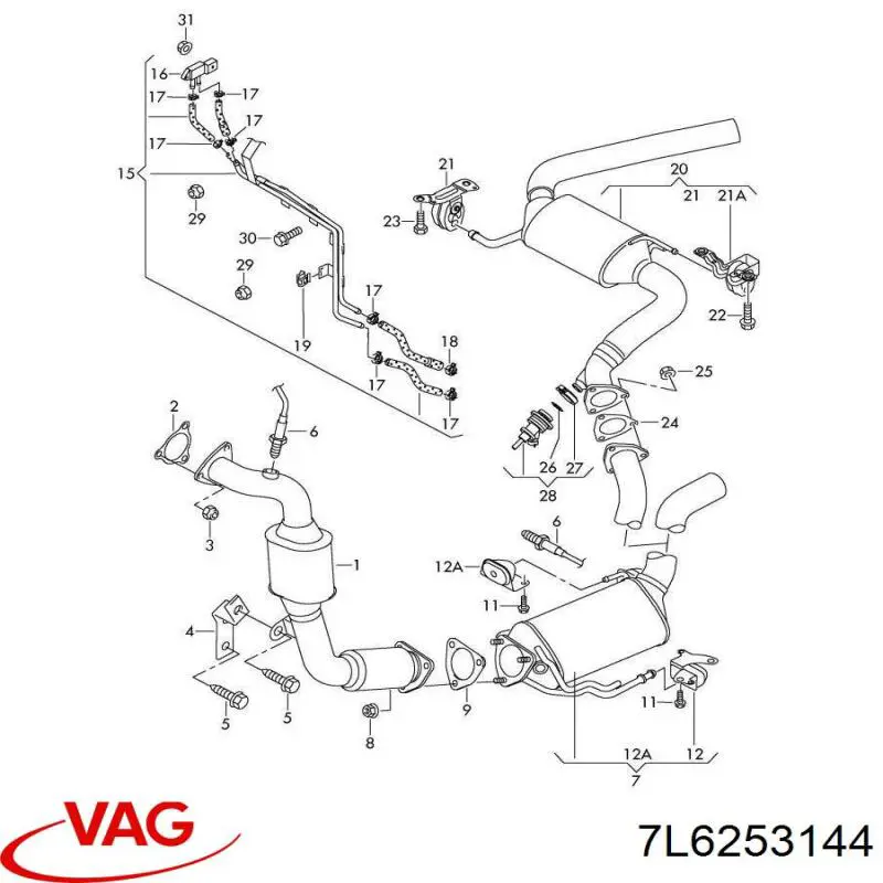 Comprar 7L6253144 VAG 