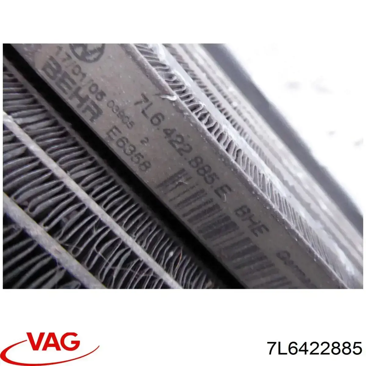 7L6422885 VAG radiador de direccion asistida