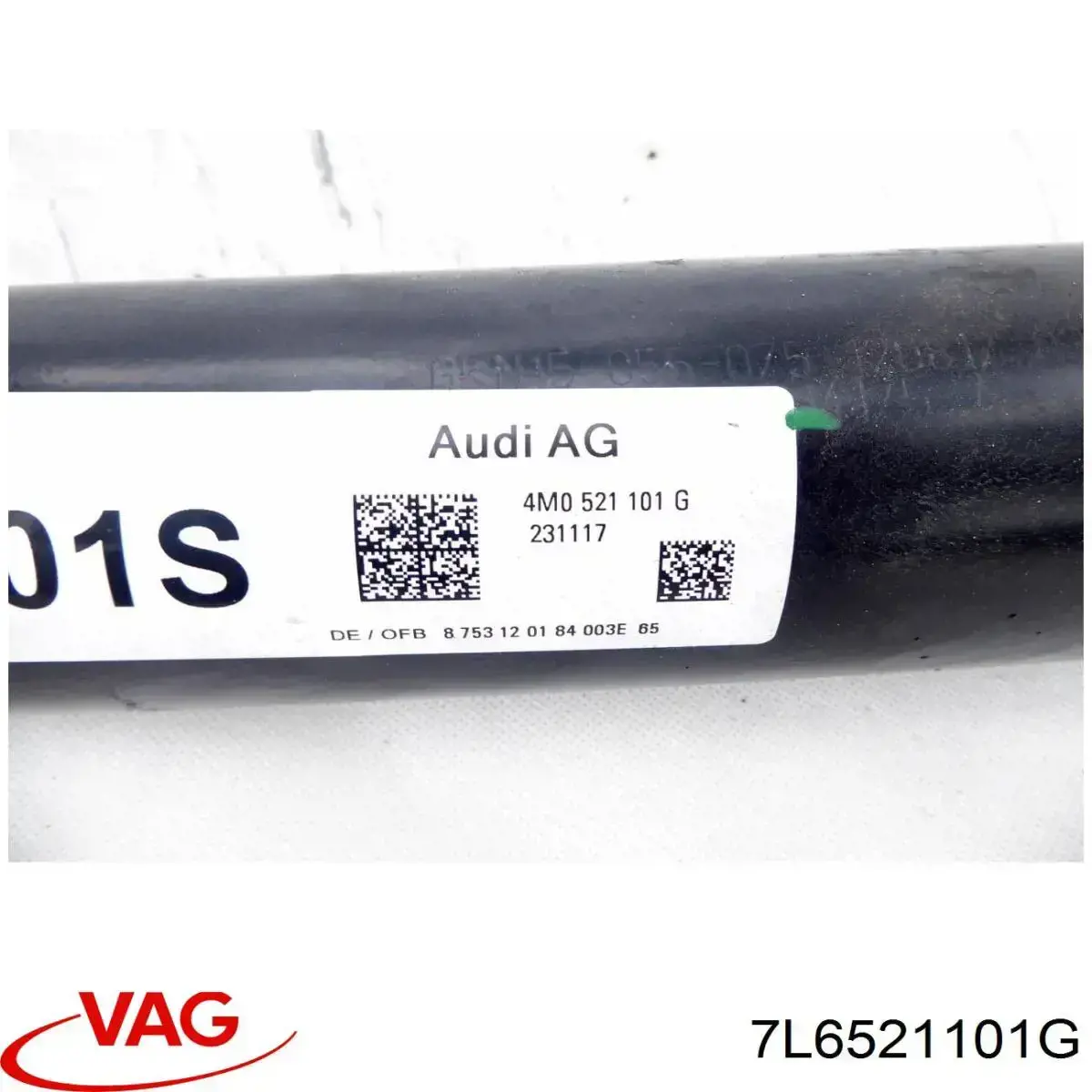 Comprar 7L6521101G VAG Árbol de transmision delantero
