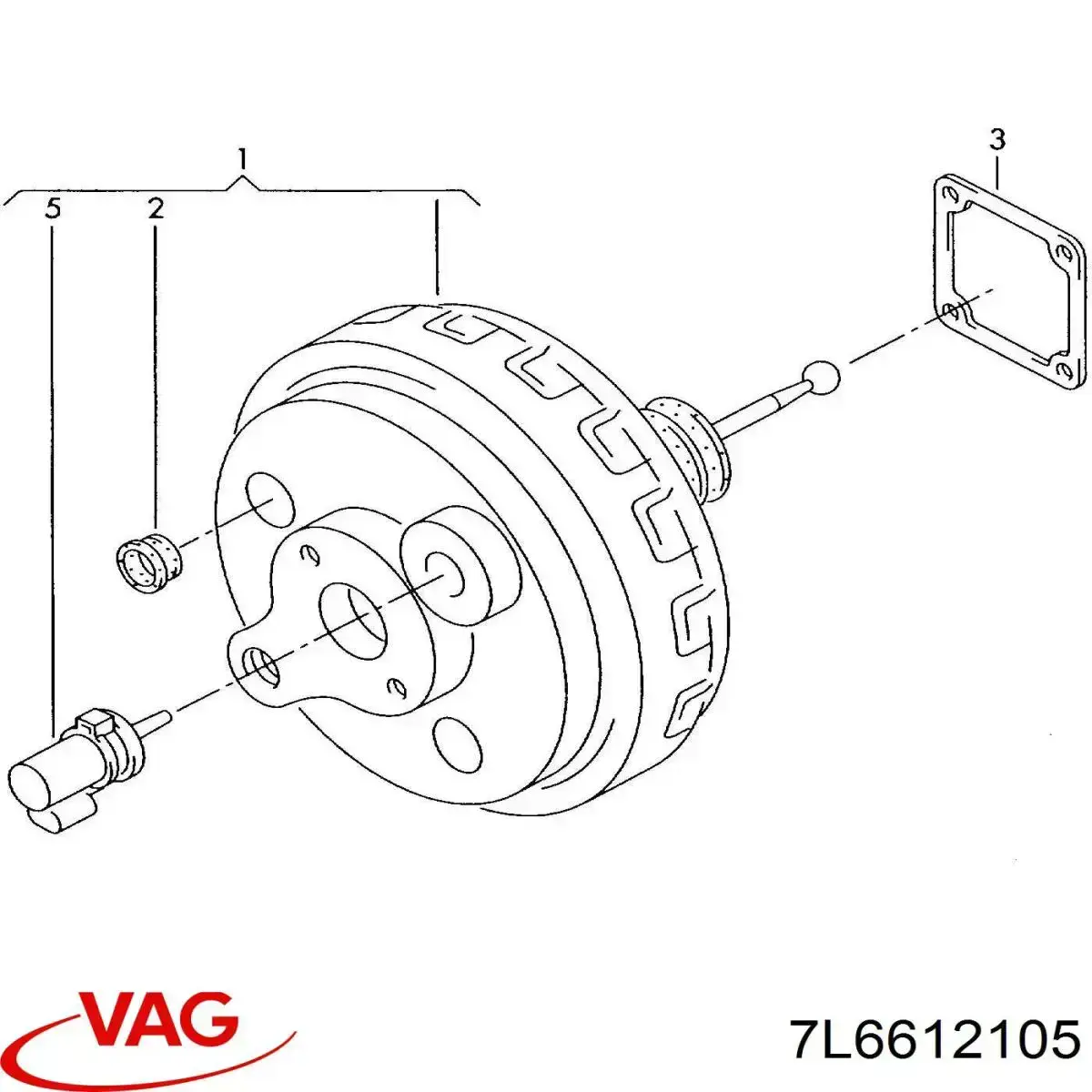 7L6612105 VAG servofrenos