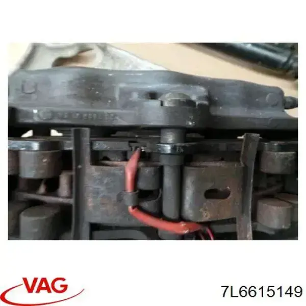 Pinza de freno delantera izquierda 7L6615149 VAG