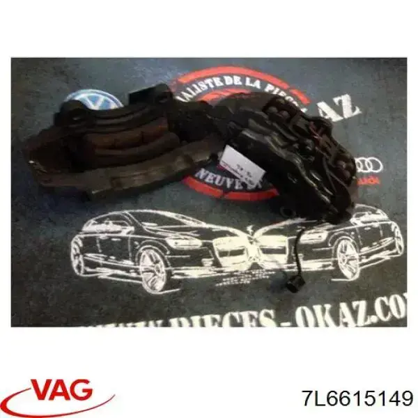 7L6615149 VAG Pinza de freno delantera izquierda