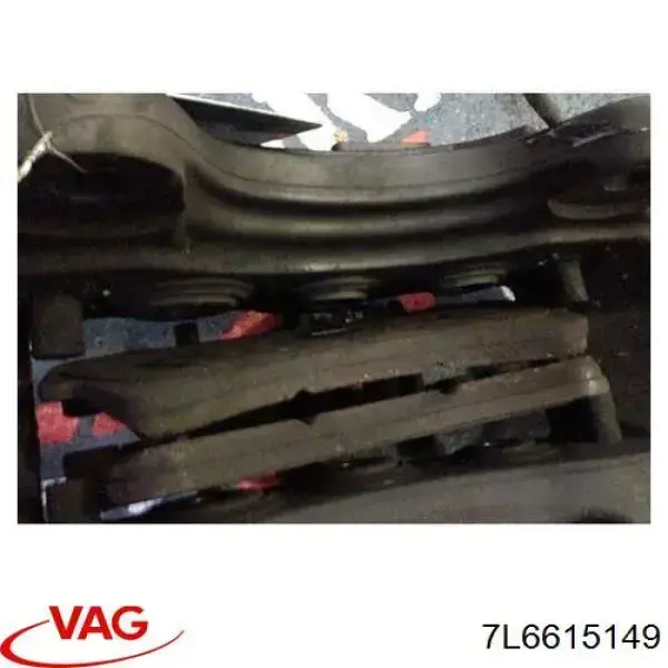 Pinza de freno delantera izquierda 7L6615149 VAG