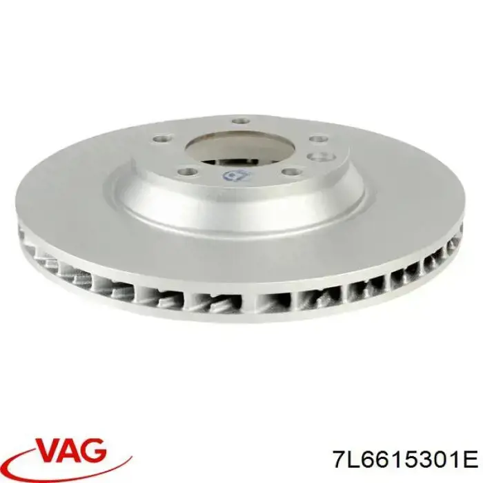 Disco de freno 7L6615301E VAG