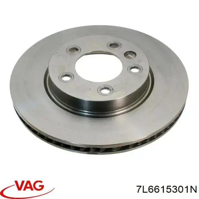 Comprar 7L6615301N VAG Freno de disco delantero