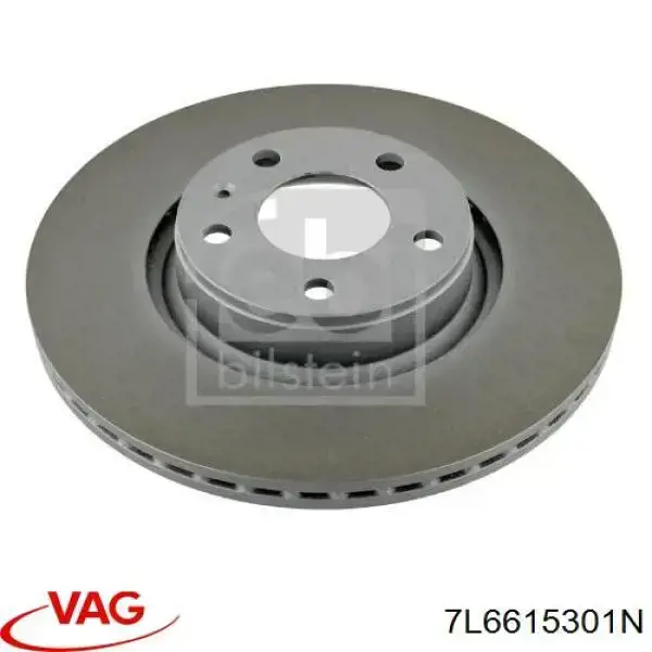 Disco de freno delantero VAG 7L6615301N