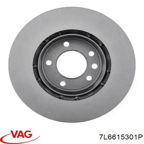 Disco de freno 7L6615301P VAG