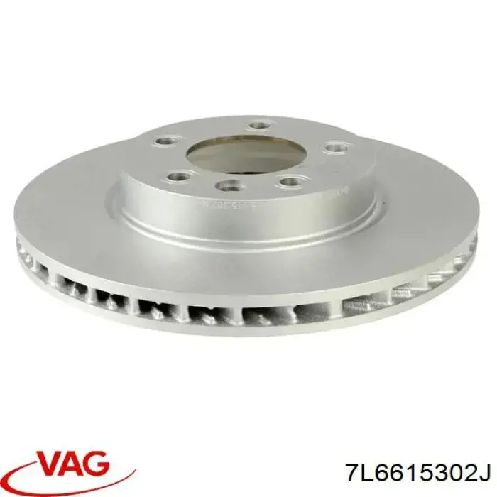 Comprar 7L6615302J VAG Freno de disco delantero