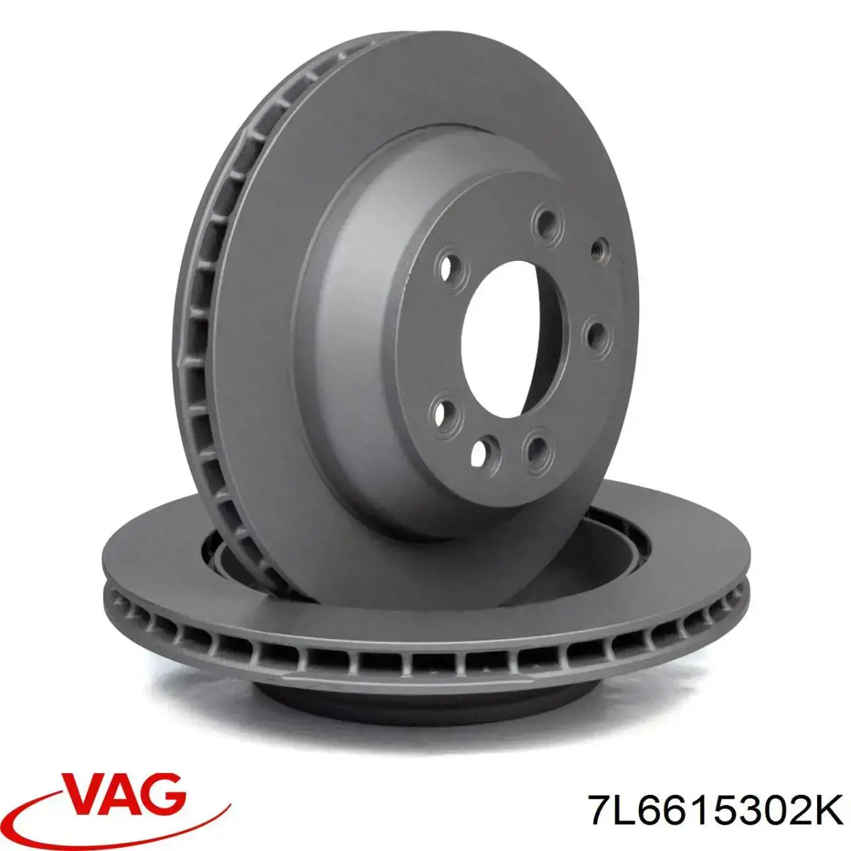 Disco de freno delantero VAG 7L6615302K