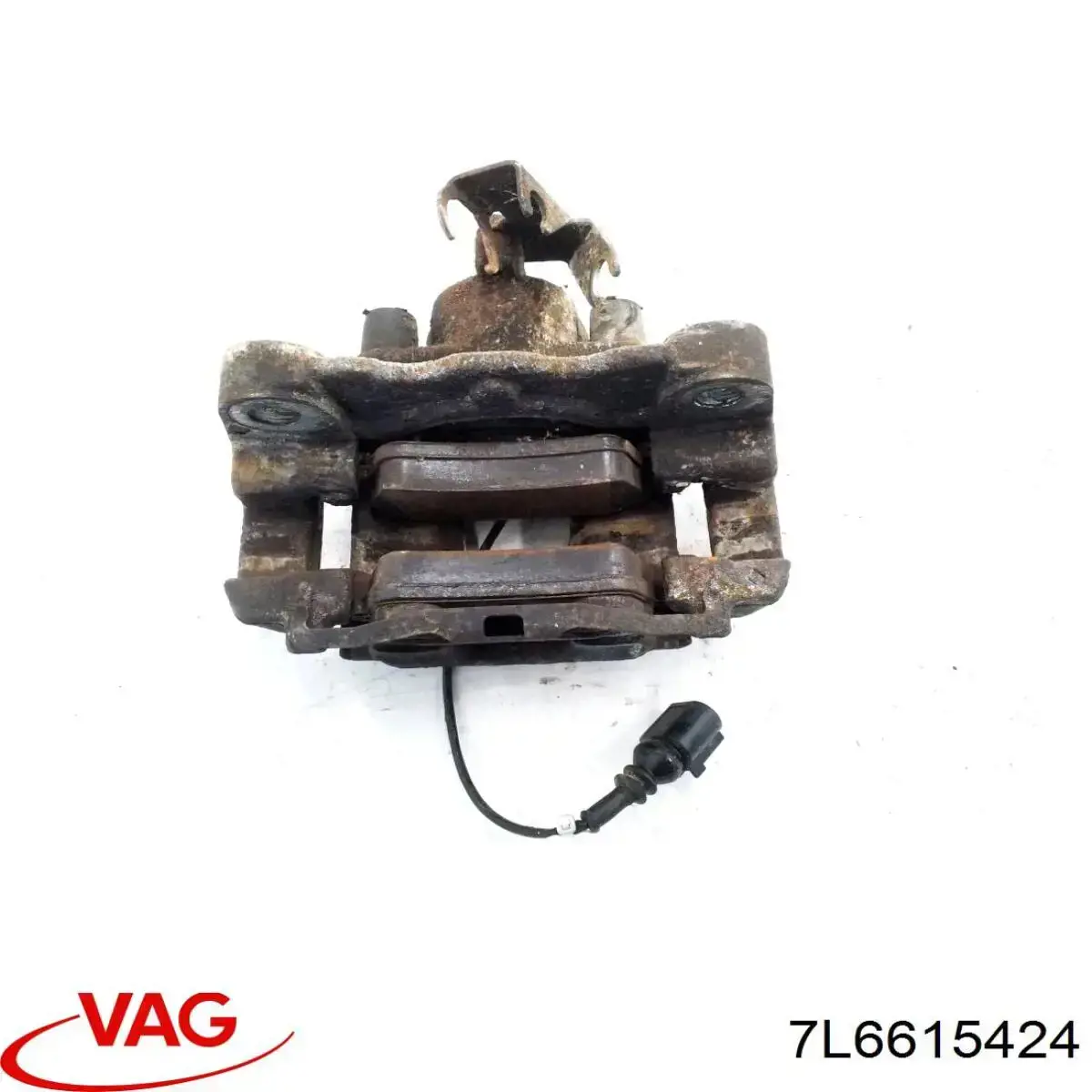 Pinza de freno trasera derecha 7L6615424 VAG