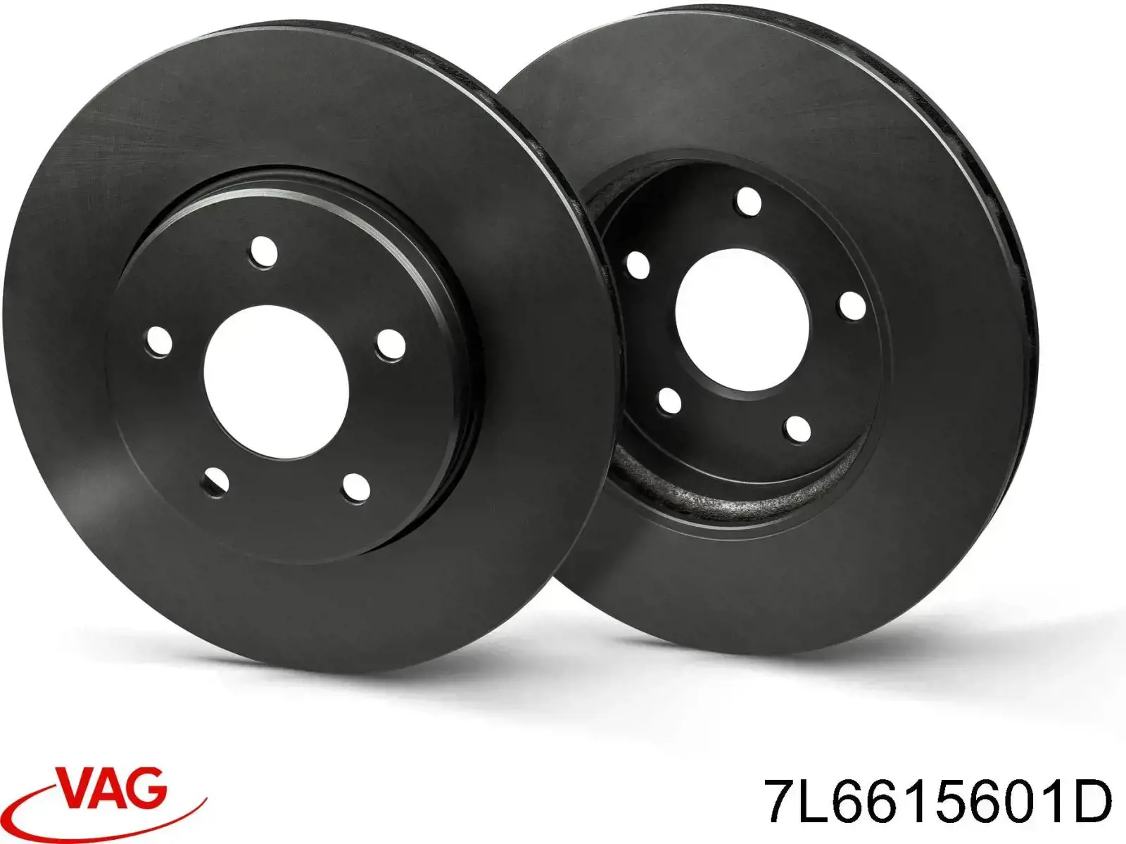 7L6615601D VAG Freno de disco trasero