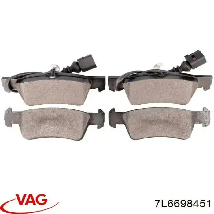 Pastillas traseras de freno VAG 7L6698451 precio, desde 40,05 EUR