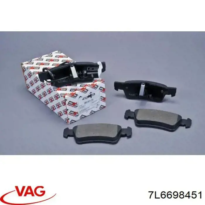 Comprar 7L6698451 VAG Pastillas de freno traseras