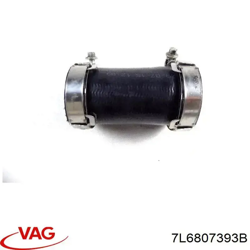 7L6807393B VAG Guía izquierda del parachoques trasero