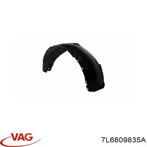 Comprar 7L6809835A VAG Marco de puerta delantera izquierda