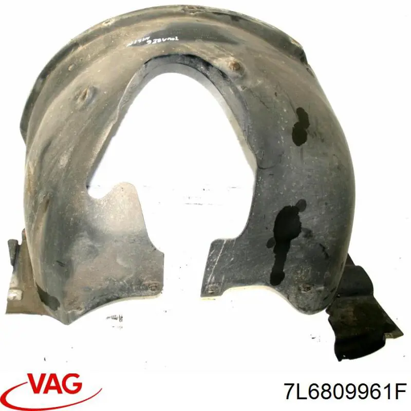 Guardalodos interior izquierdo, guardafango delantero VAG 7L6809961F precio, desde 43,66 EUR