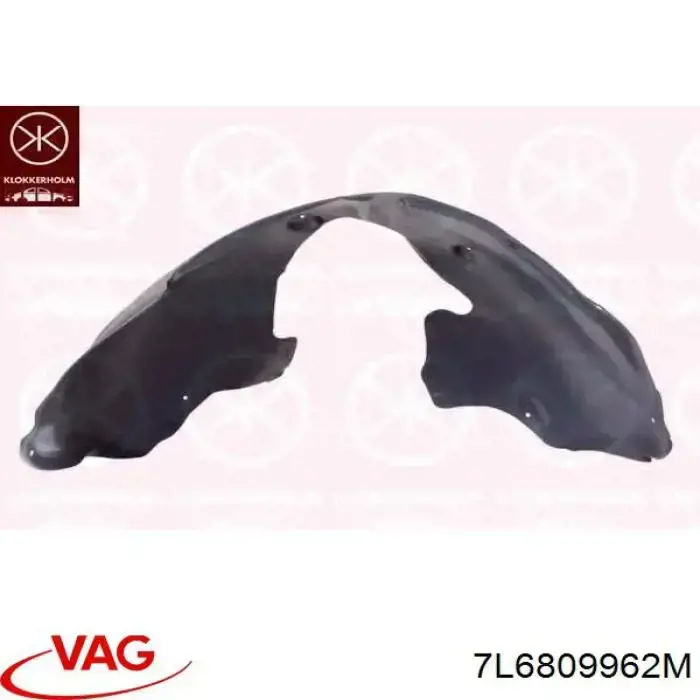 Comprar 7L6809962H VAG Paso de rueda delantero derecho