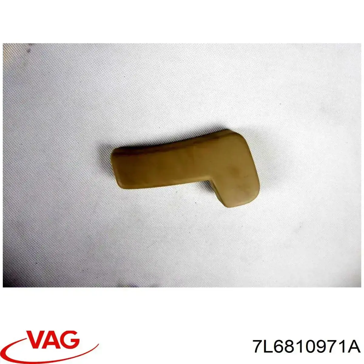 Guardabarros interior izquierdo trasero 7L6810971A VAG