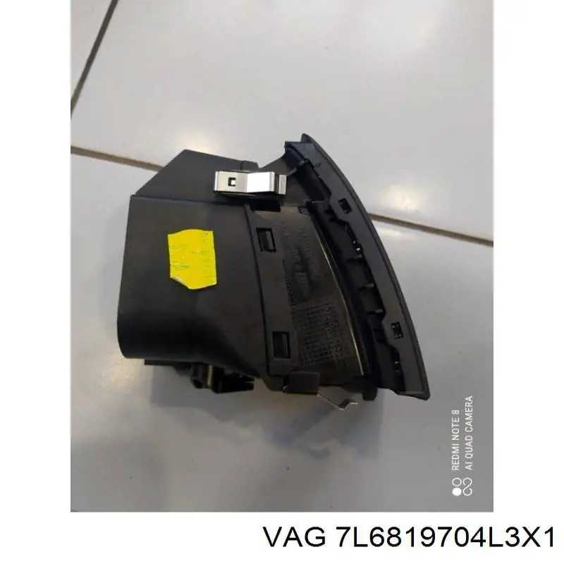 7L6819704L3X1 VAG Rejilla de ventilación derecha del salpicadero