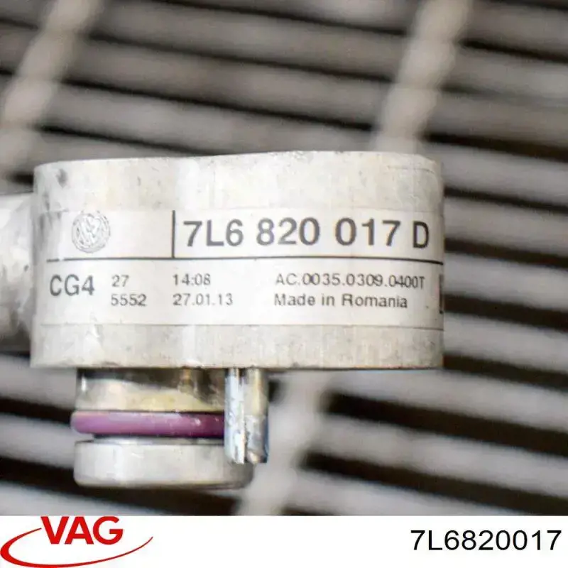 7L6820017 VAG Manguera de aire acondicionado, del deshumidificador al evaporador trasero
