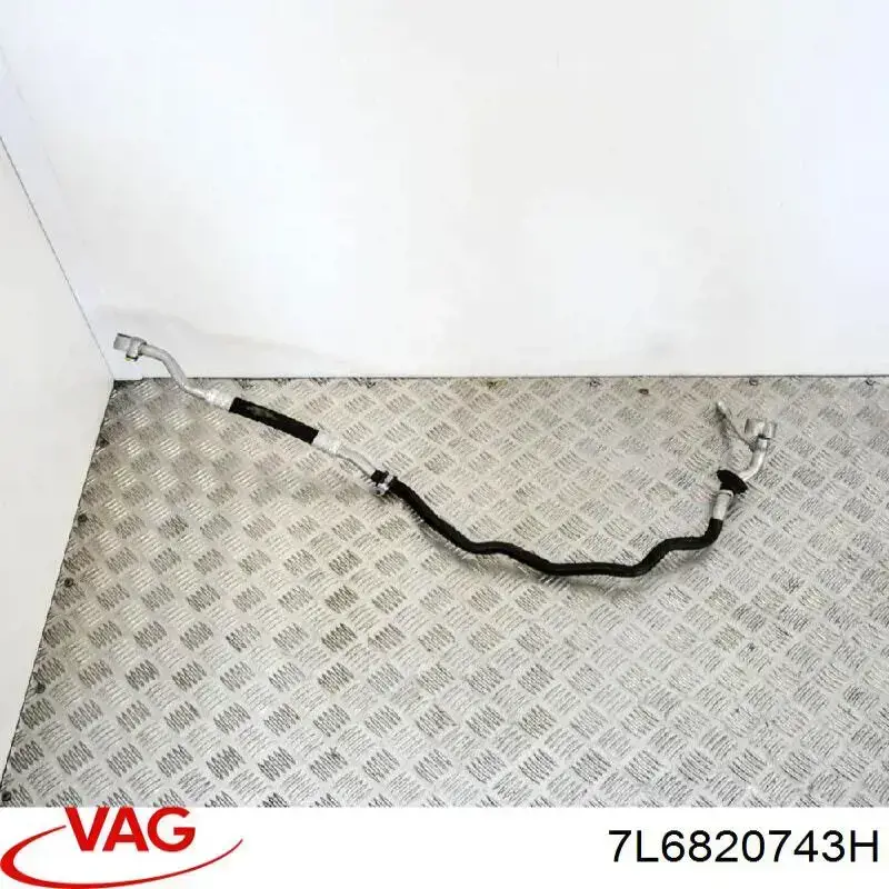 Manguera de aire acondicionado de evaporador al compresor VAG 7L6820743H