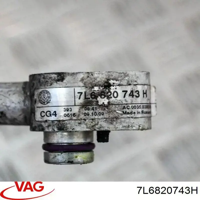 Comprar 7L6820743H VAG Manguera de aire acondicionado de evaporador al compresor