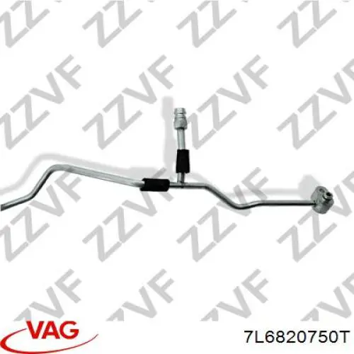 7L6820750T VAG Manguera de aire acondicionado de radiador al deshidratador