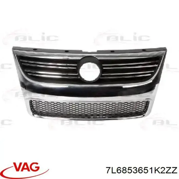 Moldura de la rejilla del radiador VAG 7L6853651K2ZZ precio, desde 126,63 EUR