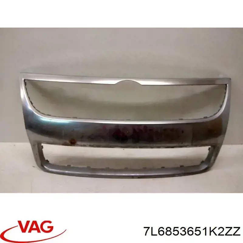 Comprar 7L6853651K2ZZ VAG Moldura de la rejilla del radiador